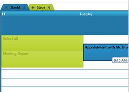 WinForms multiple resource calendars in a single view