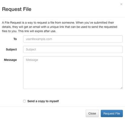 File Request Example