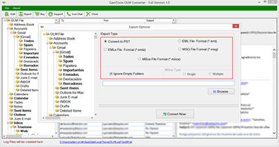 choose file format